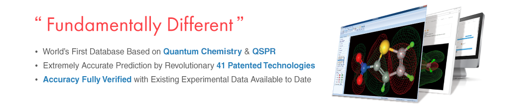 First Chemical Compounds Database Based on Quantum Chemistry and QSPR