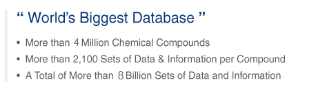 Biggest and Largest Chemical Database